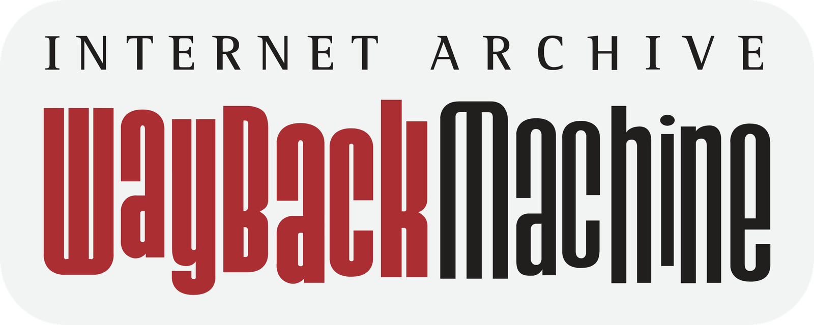 Internet Archive WayBack Machine Full Flat Logo